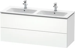 Duravit L-Cube Waschtischunterbau wandhängend Weiß Matt 1290x481x550 mm - LC625801818 LC625801818