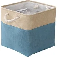 Zaewry Aufbewahrungsbox 33 x 33 x 33 cm Großer Aufbewahrungskorb, Korb Aufbewahrung, für Schrank, Regal,Kleidung