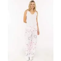 Zwillingsherz Stoffhose "Paisley Dreams" Paisley Muster, elastischer Bund mit Kordel, Musselin