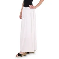 malito more than fashion Sommerrock malito Damen Maxi Rock, langer Rock blickdicht, Sommerrock mit Bund leichter eleganter Sommer Rock
