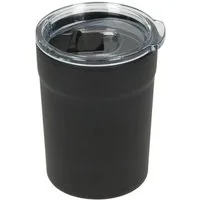 elasto Thermobecher To-Go Espresso-Kaffeebecher 0,15L aus Edelstahl inkl. Deckel, Doppelwandig, Isolierbecher, Teebecher, Heißgetränke, Coffee Mug