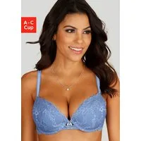 LASCANA Push-up-BH aus floraler Spitze, Dessous