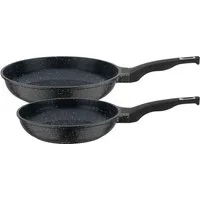 GSW Pfannen-Set Titanium Granit Advanced, Aluminiumguss (Set, 2-tlg), Pfannen-Set aus Aluminium-Guss mit Antihaft-Versiegelung