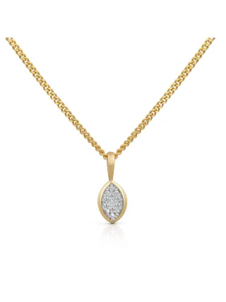 Orolino Halskette Gold 585 mit 6 natürlichen Brillanten zus. 0,03ct.