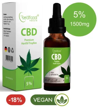 CBD ÖL 5 % Vollspektrum Hanf Öl 30ml