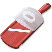 KYOCERA Gemüsehobel, Edelstahl, Kunststoff, extrem scharfe Keramikklinge, zweischneidig, Zirkoniakeramik