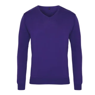 Premier - Sweatshirt V-Ausschnitt für Herren (Violett)
