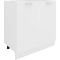 VCM Unterschrank Küchenschrank B 80 cm Unterschrank Drehtüren Esilo (1-St) VCM Küchenunterschrank Esilo 82x80x46 cm Holzwerkstoff