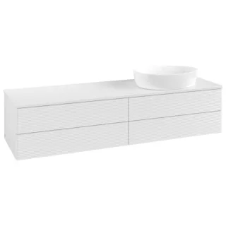 Villeroy & Boch Antao Waschtischunterschrank 1600x360x500mm L27110GF mit Beleuchtung mit Struktur FK/AP: GF/0