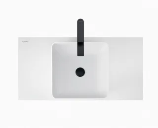 Duravit Sivida SET, Aufsatzbecken q.400 weiss seidenmatt 2680193200