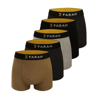 Farah - "Carmi" Boxershorts für Herren (5er-Pack) (Bunt)