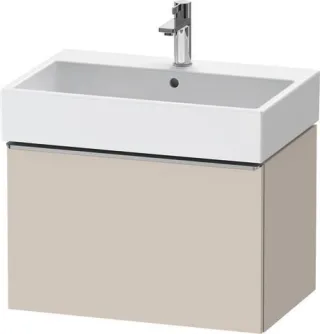 Duravit D-Neo Waschtischunterbau wandhängend Taupe Matt 684x442x440 mm - DE4272070910000 DE4272070910000