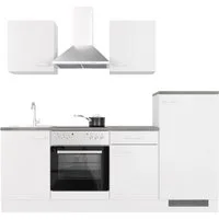 Flex-Well Küchenzeile Lucca, wahlw. mit E-Geräten, Breite 220 cm, viele Farbvarianten erhältlich