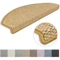 Metzker® Stufenmatte Stufenmatten Göteborg Halbrund, halbrund, Höhe: 8 mm, 18 Stück - Mais
