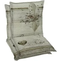 GO-DE Sesselauflage, (Set, 2 St)