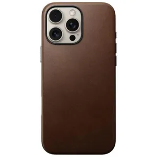 Nomad Traditional Leather Case iPhone 16 Pro Max Brown
