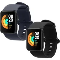kwmobile 2x Uhrenarmband für Xiaomi Mi Watch Lite / Redmi Watch Armband Smartwatch, 2-tlg., Fitnesstracker Band Set aus TPU Silikon - Ersatzarmband Smartwatch