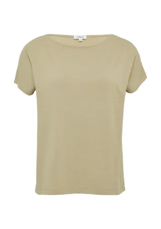s.Oliver Red Label - Viskosemix-T-Shirt im Relaxed Fit braun - Gr. - 36