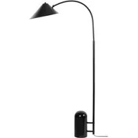 Lucande Stehlampe Alviero, Metall, Schwarz IP20, 1 x 15 W LED