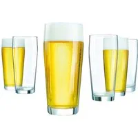 Pasabahce Bierglas Willibecher 0,26 ltr., Ø 6,3 cm 12 Stück Eichstrich 0,2 L, Glas, geeicht,spülmaschinenfest,Hitzebeständig bis 70 Grad