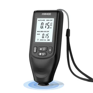 HW400 High Precision Car Paint Thickness Gauge Tester Highly Sensitive Probe Coating Thickness Gauge Automotive Paint 0-