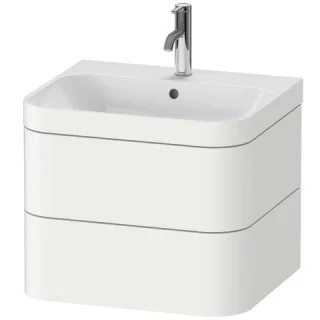 Duravit Happy D.2 Plus c-bonded Set wandhängend Weiß Seidenmatt 575x490x480 mm - HP4635O3636 HP4635O3636