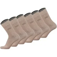 camel active Kurzsocken Herren Socken 6er Pack Baumwollmischung (Packung, 6er Pack)