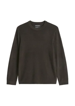 Marc OPolo Casual - Bouclé-Pullover regular Wooden Earth - Gr. - S