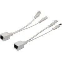 PoE-Kabelset, Adapter weiß, passiv