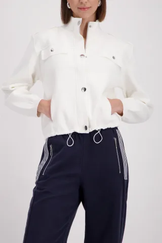monari - Cargo-Strickjacke off-white - Gr. - 36