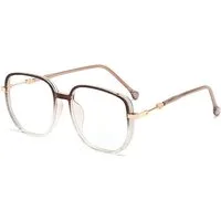 PACIEA Lesebrille Damen Blaulichtfilter Glitzerrand Oversized Anti-Müdigkeit