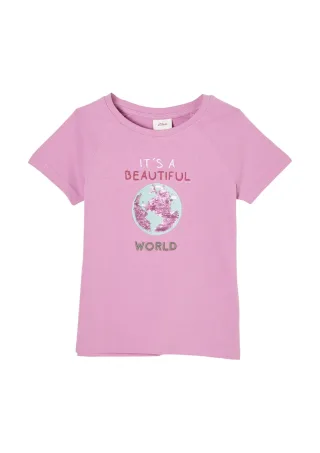 s.Oliver - T-Shirt rosa - Gr. - 92/98