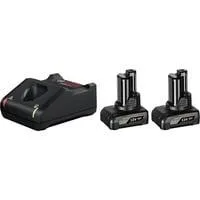 PRO Starter-Set 12V (2x GBA 12V 6.0Ah + GAL 12V-40 Professional) schwarz, 2x Akku + Ladegerät