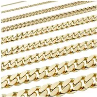 HOPLO Panzerkette Goldkette Panzerkette Länge 38cm - Breite 2,0mm - 585-14 Karat Gold, Made in Germany