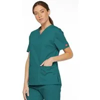 Dickies Funktionsbluse Unisex EDS Schlupfhemd V-Neck, Every Day Scrubs Kasack mit 2 aufgesetzten Taschen