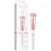 Luvia Cosmetics Foundationpinsel ANGLED BUFFER, abgeschrägte Form, präzise, Nurai-Pinselhaar, natürliches Finish.