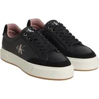 Calvin Klein Jeans BASKET CUPSOLE LACEUP LTH MIX Sneaker Basket-Sneaker, Halbschuh, Schnürschuh mit Plateausohle