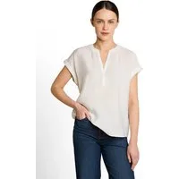 TOM TAILOR Kurzarmbluse (1-tlg) Plain/ohne Details