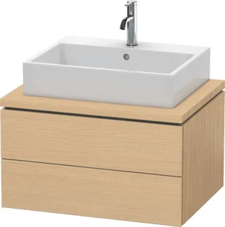 Duravit L-Cube Konsolenwaschtischunterbau wandhängend Natur Eiche Matt 720x547x400 mm - LC581603030 LC581603030