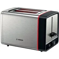 BOSCH Toaster MyMoment TAT6M420, 2 Schlitze, für 2 Scheiben, 970 W, integr. Brötchenaufsatz, Auftau-/Aufwärmfunktion, Brotzentrierung