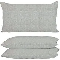 habeig Rückenkissen Rückenkissen ca. 40x60cm Grau Anthrazit Taupe WETTERFEST Kissen Lounge