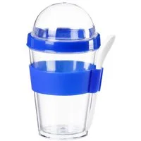 Goods+Gadgets Becher GOODS+GADGETS Müsli To Go Behälter - Doppelwandiger Joghurtbecher, Müslibecher Müslischale