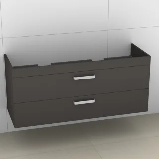 Artiqua 414 Waschtischunterschrank für Sentique 5126D1 Stahlgrau, 414-WU2L-V41-7142-88 414-WU2L-V41-7142-88