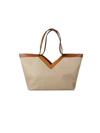 Giulia Monti Tragetasche Beige Hellbraun