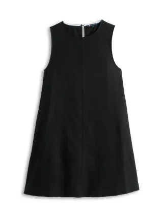 Tommy Jeans - Ärmelloses A-Linien-Kleid schwarz - Gr. - XS