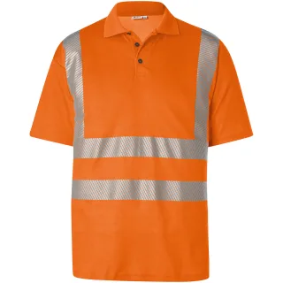 KÜBLER REFLECTIQ Polo PSA 2 warnorange XXL - 5142 8205-37-XXL