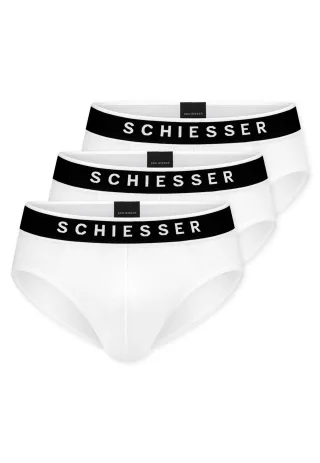 SCHIESSER - 3PACK Rio-Slip weiss - Gr. - 6