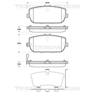 Triscan Bremsbel?ge hinten Mazda MX-5 3