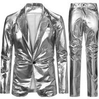 Allthemen Anzug (2 tlg) Regular Fit Kostüm Anzug für Party