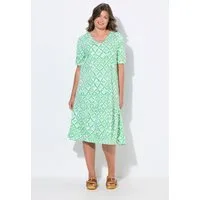 Laurasøn Jerseykleid Shirt-Kleid 1/2 Arm V-Ausschnitt